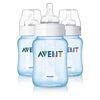 Philips AVENT - BPA Free Classic 9 Ounce Polypropylene Bottles, Blue, 3-Pack