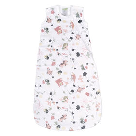 Perlimpinpin-Muslin sleep bag 1.5 TOG-Jungle lotus-0-6m