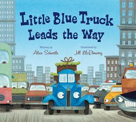 Little Blue Truck Leads the Way Padded Board Book - Édition anglaise