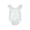 Koala Baby 1Pc Swimsuit Green Floral Print, 24 Months