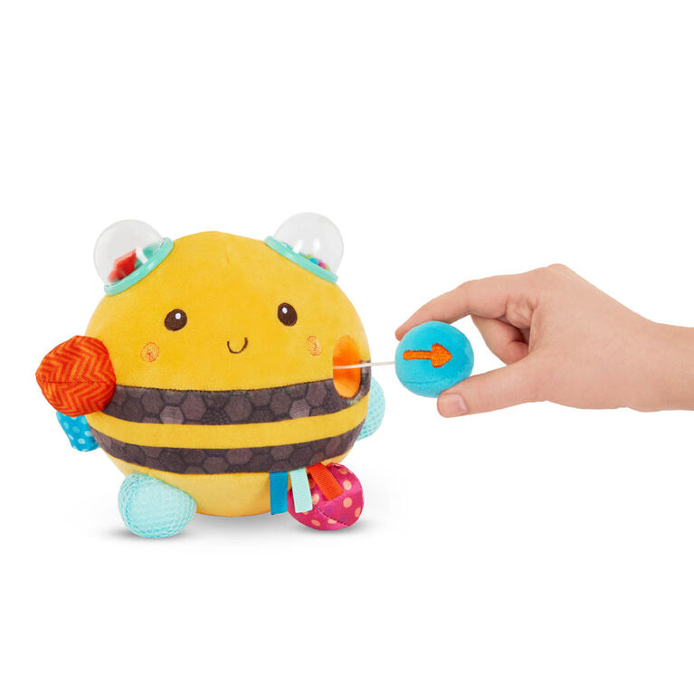 Jouet sensoriel en peluche, Fuzzy Buzzy Bee, B. toys