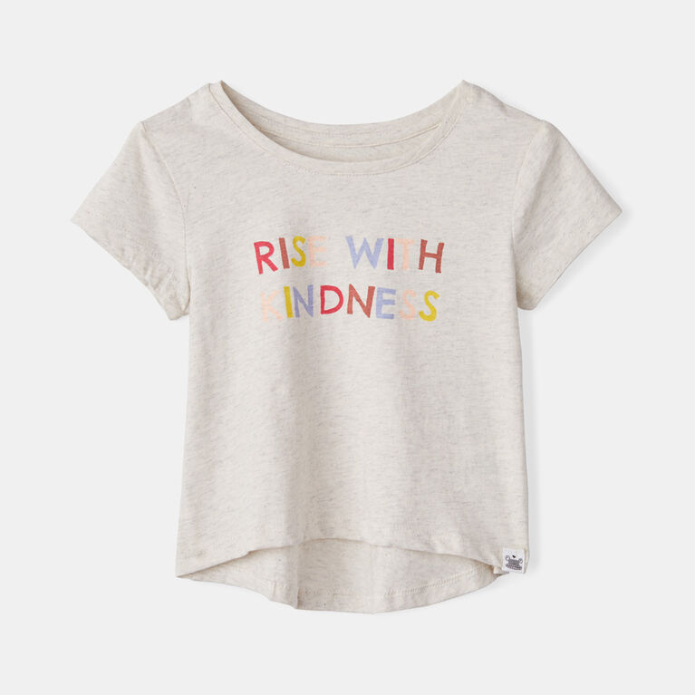 Tshirt Aline Rise Gris Pl RISE Little Earthling