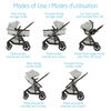 Maxi Cosi Zelia Max 5-in-1 Modular Travel System - Polished Pebble