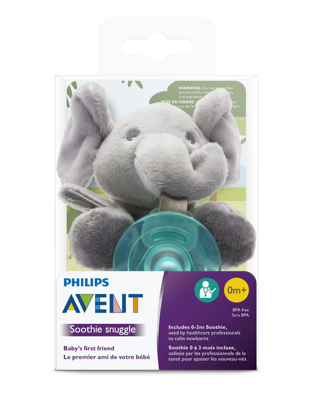 Philips Avent Soothie Snuggle - 0m+, Elephant