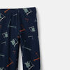 Short Sleeve 2 Piece Sleep Navy Scooter Print 4Y