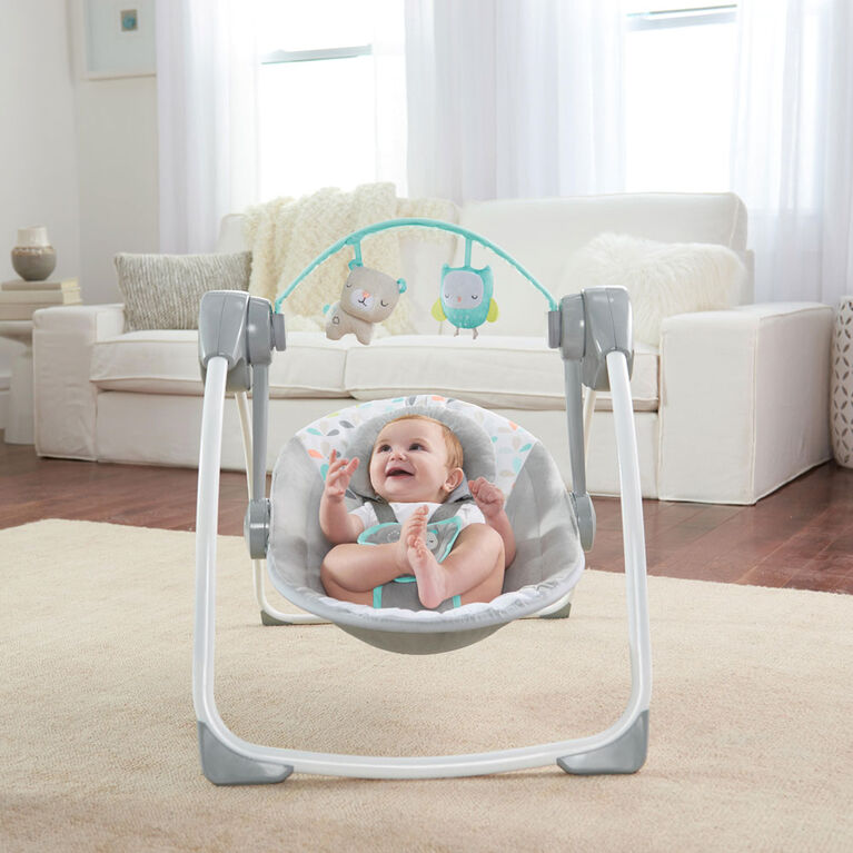 Ingenuity Comfort 2 Go Portable Swing Fanciful Forest Babies R Us Canada