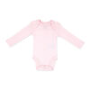 Naturelle 4 Pack Long Sleeve Bodysuit: Pink