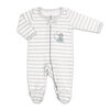 Koala Baby Sleeper - Light Grey Stripe Elephant, Preemie