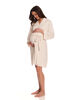 Chloe Rose 2 Piece Maternity & Nursing Robe Set Oat L