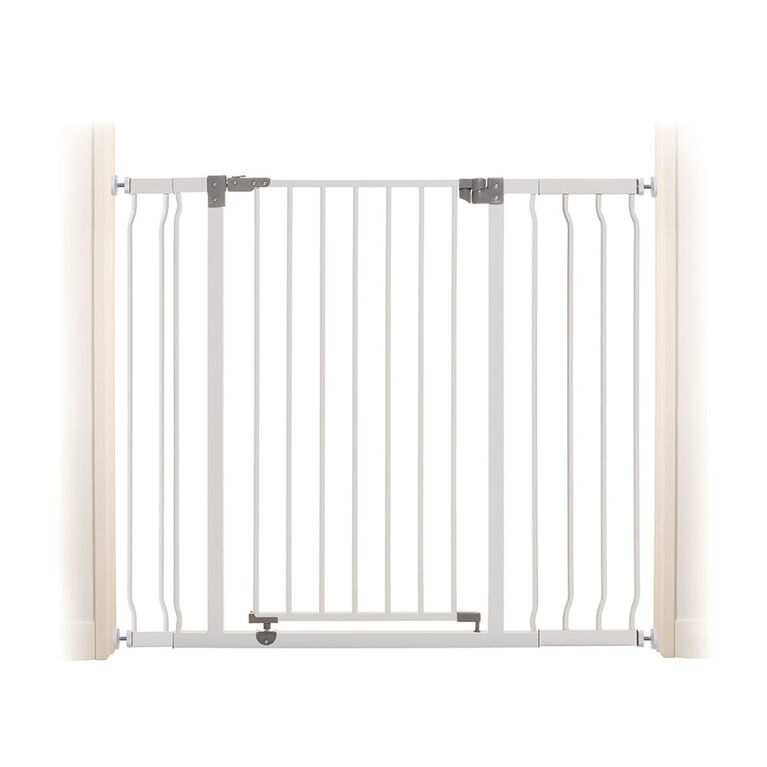 Dreambaby Liberty Xtra-Tall Security Gate with extensions (incl. 1 x 3.5" and 1 x 7" extensions) - White