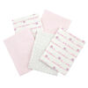 Gerber 5-Pack Pink Flannel Receiving Blankets