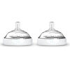 Baby Brezza 2-Pack Stage 1 Nipple - White