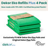 Dekor Eko Plus Diaper Pail Refills, 4 Pack