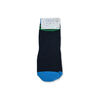Chloe + Ethan - Toddler Socks, Royal Blue Sport Stripe, 2T-3T