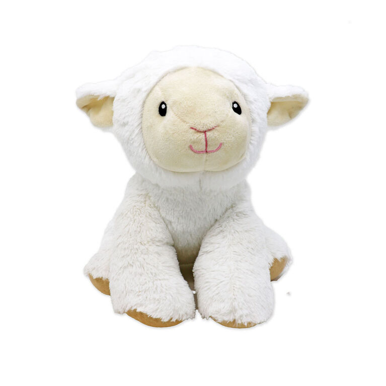 Plushies by Baby Mode Plush White Lamb Toy- 11"