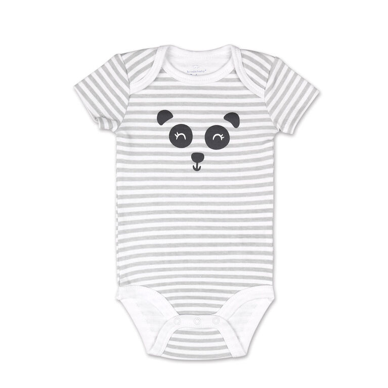 Koala Baby 4 Pack Short Sleeved Bodysuit, Free Hugs, 3-6 Months