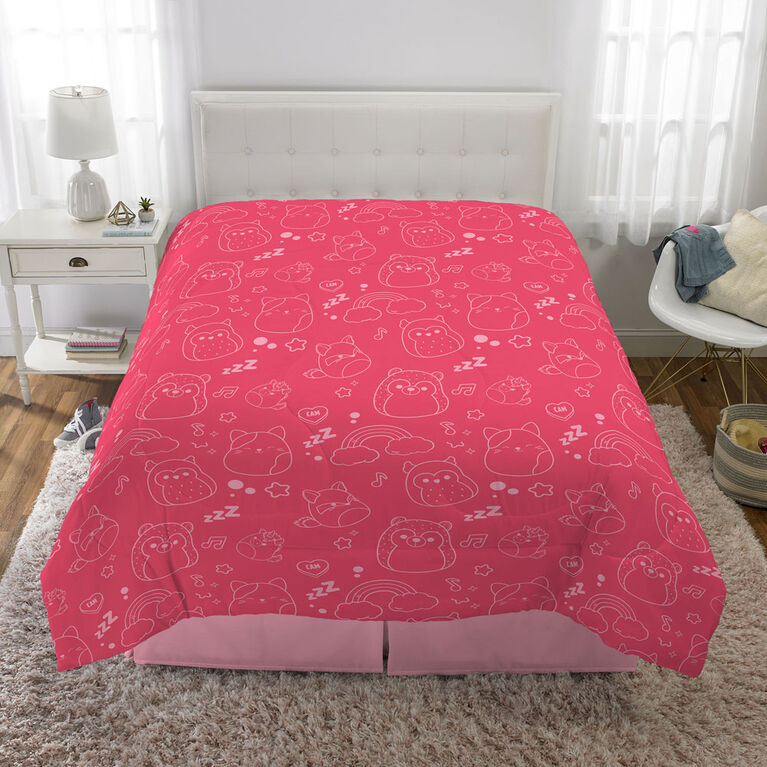 Couette Pout Lit 1 et 2 Place Squishmallows