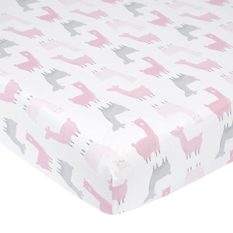 Drap-housse de Just Born Ombre Collection lama rose