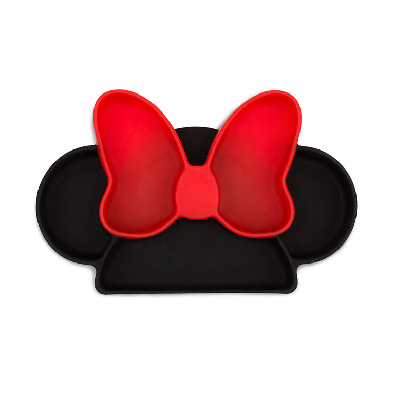 Bumkins Disney Silicone Grip Dish, BPA Free - Minnie Mouse
