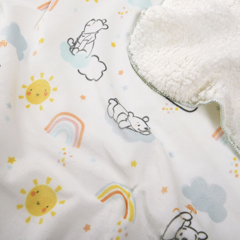 Couverture de bébé Sherpa Disney Winnie l'ourson, 30 x 40 po