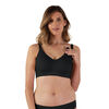 Bravado Designs Soutien-gorge de maternité et d’allaitement Body Silk Seamless, Noir, Moyen
