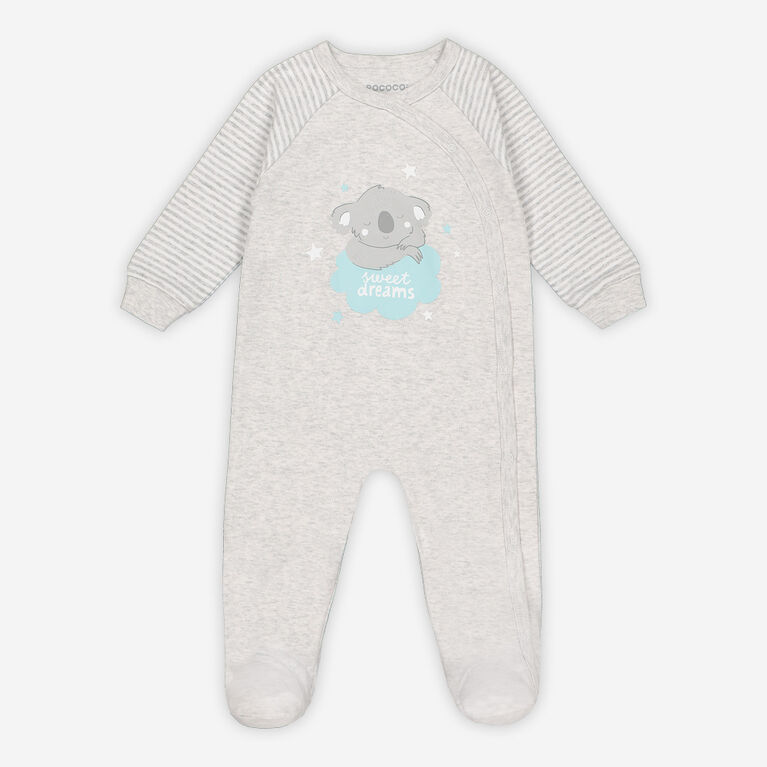 Rococo Footed Sleeper Grey | Babies R Us Canada