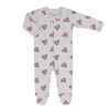 Koala Baby I Heart Mom And Dad Print Zip-Front Sleeper, 0-3 Months