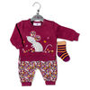Lily & Jack - 3 Piece Quilted Set: Mouse - 0-3 Months
