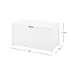 Forever Eclectic par Child Craft - Harmony Toy Chest - Matte White