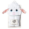 Precious Moment White Lamb Hooded Towel
