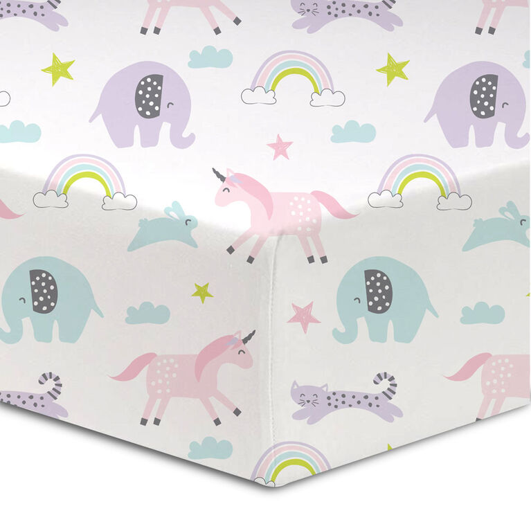Koala Baby Cotton Flannel Fitted Crib Sheet Babies R Us Canada