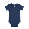 Koala Baby 4Pk Short Sleeved Solid Bodysuits, Red/Navy/Heather Grey/White, Size Newborn