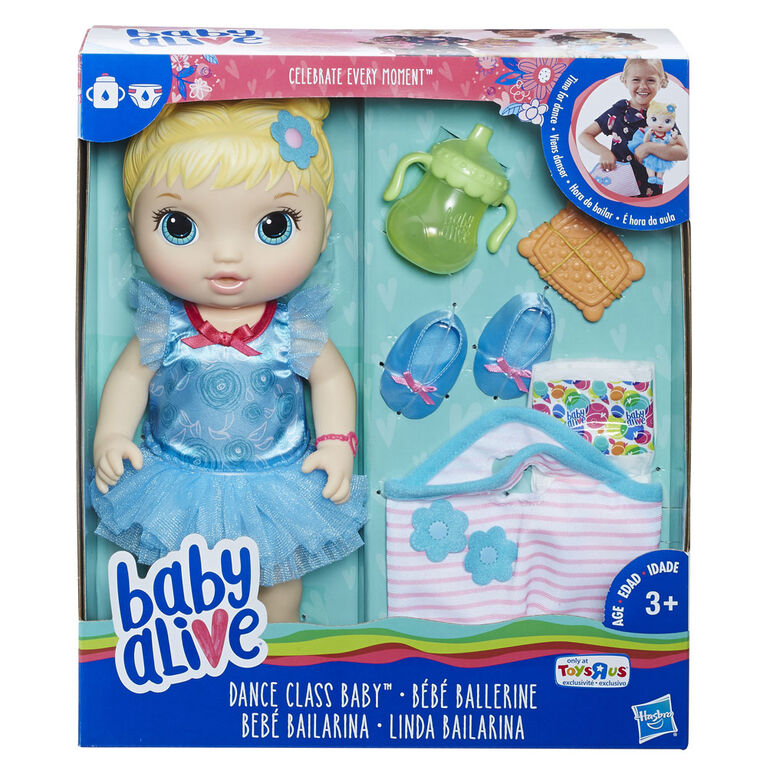 Baby Alive Dance Class Baby (Blonde Sculpted Hair) R Exclusive Toys