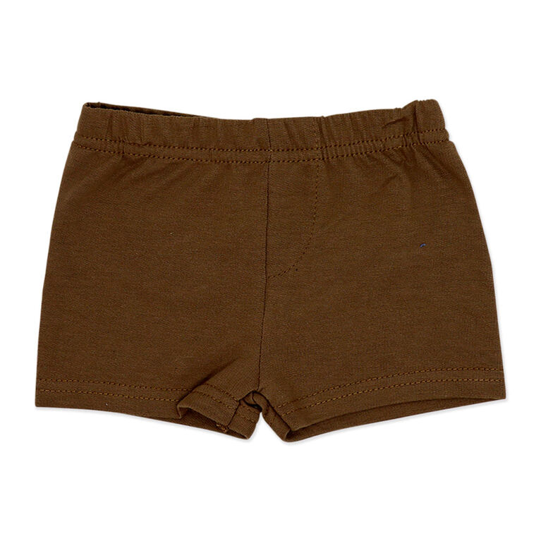 Mini Hop 3 Piece Orange Short Set: Whale  9M
