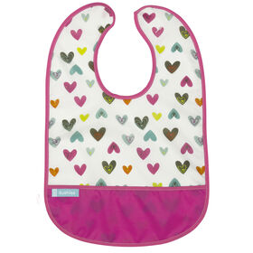 Cleanbib de Kushies - Coeur Blanc