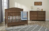 Oxford Baby Sienna 4 in 1 Convertible Crib w/ Drawer Acorn Brown - R Exclusive