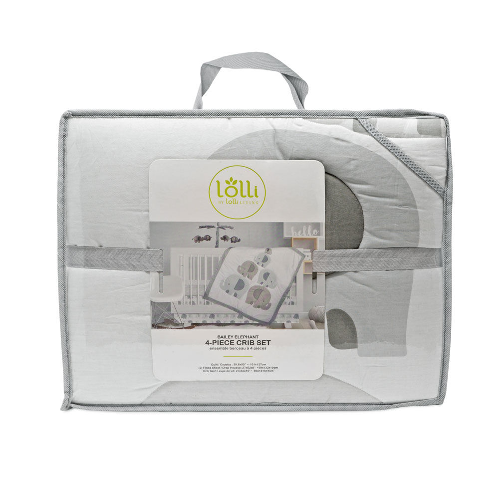 Babies r us elephant crib set clearance