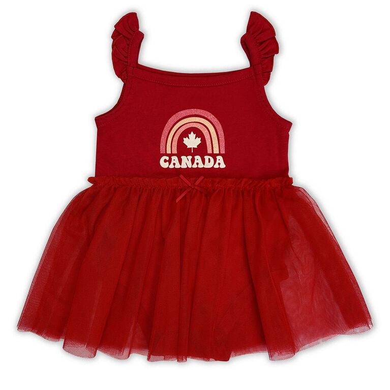 Canada Day Tutu Dress - Red