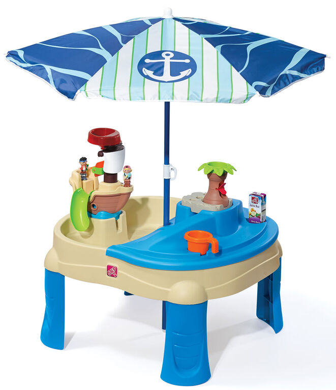 Step2 Sail Away Adventure Sand & Water Table With Umbrella R