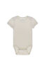 Organic Cotton Bodysuit Eggnog 6-9M