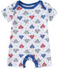 Superman Newborn Future Superhero 2 Pack Rompers 6-9M Blue