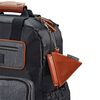 JJ Cole Vegan Leather Pacifier Pyramid - Cognac