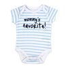 Mini Hop 3 Piece Navy Short Set: Dog