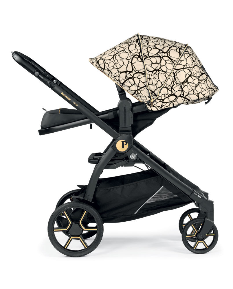 Gold stroller on sale