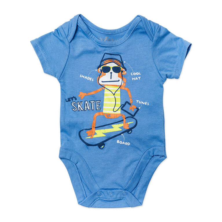 Lily & Jack Ensemble de chaussures 3 Pièces : blue monkey 3-6M