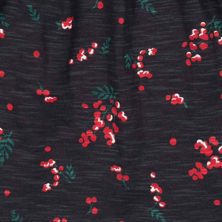 Gerber Childrenswear - 2 Pack Babydoll Dress - Girl - Holly Berries 12 months