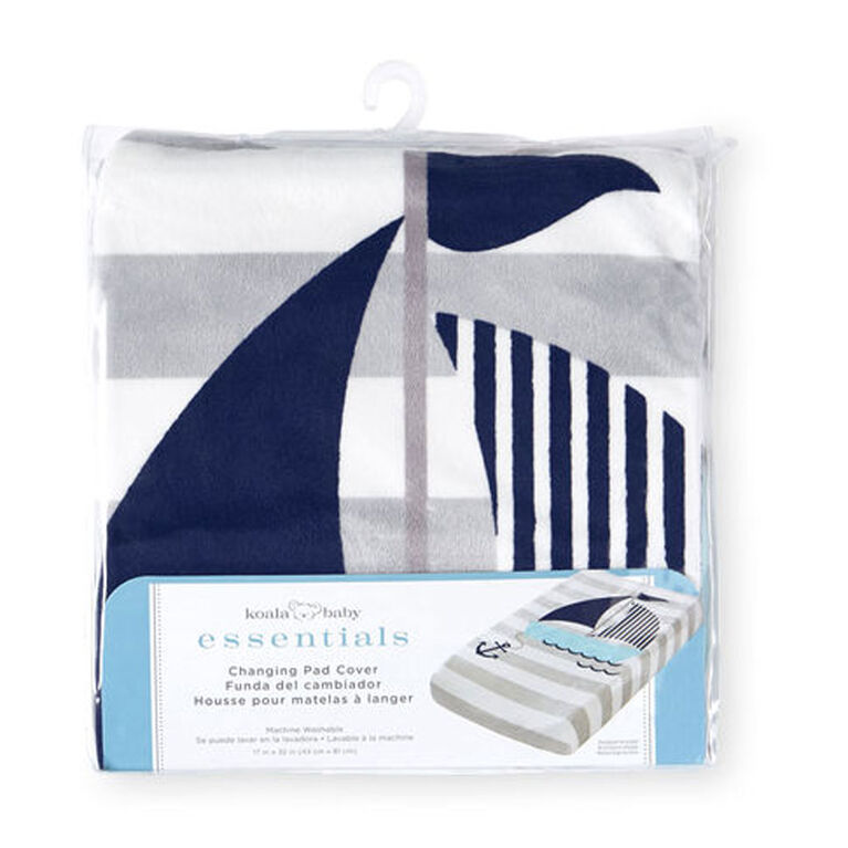 Koala Baby Essentials Plush Changing Pad Cover Sailboat Babies R Us Canada