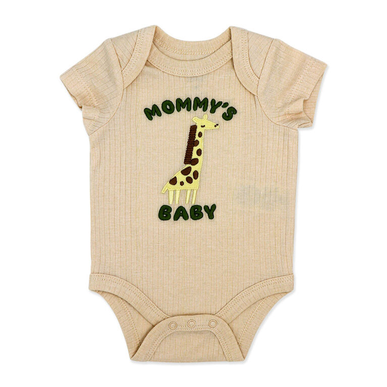 Sterling Baby 3 Piece Footed Set:Sand Giraffe 3M