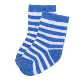 Small Wonder - Baby Sock,Blue Stripe 