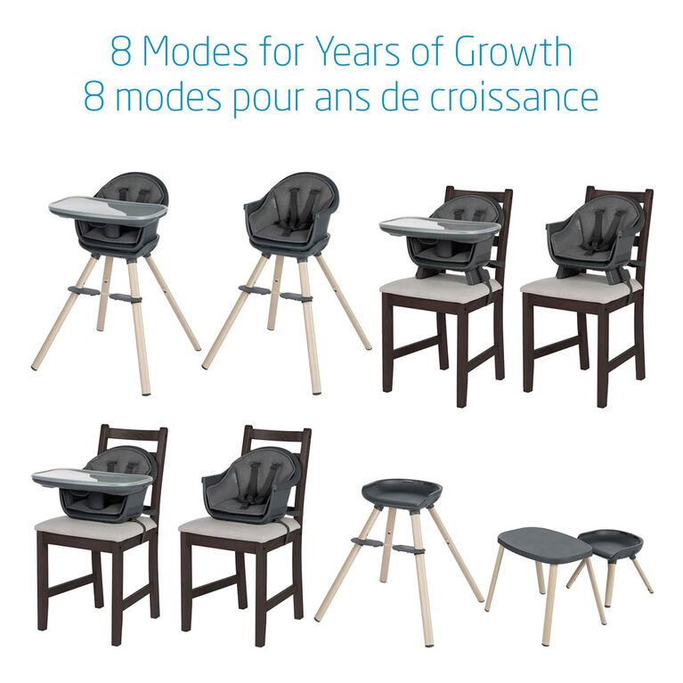 Maxi-Cosi Moa 8 in 1 High Chair - Beyond Graphite